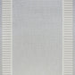 Tayse Striped Border Area Rug ECO11-Elgin Transitional Flat Weave Indoor/Outdoor Polypropylene