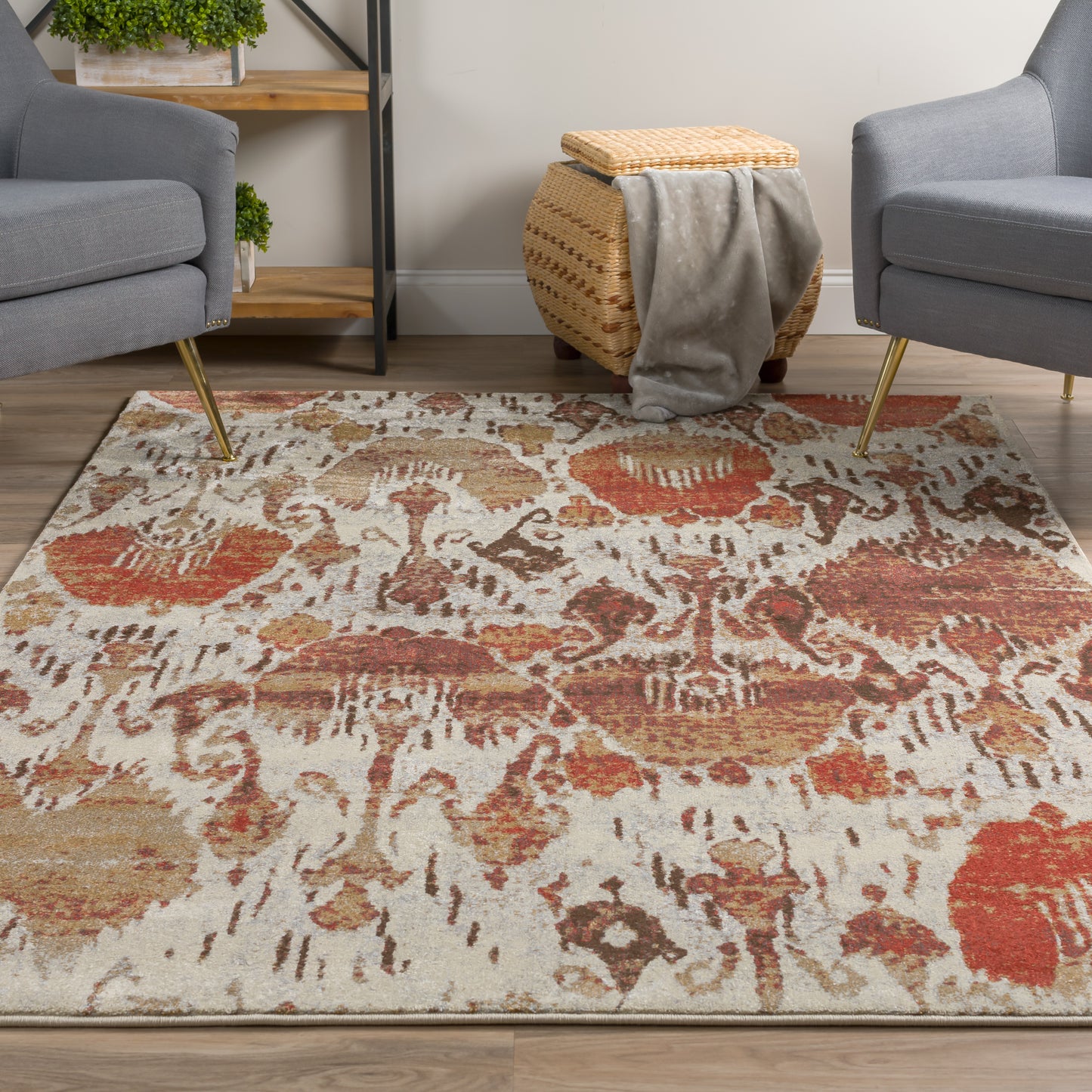 Geneva GV1336 Machine Woven Synthetic Blend Indoor Area Rug by Dalyn Rugs