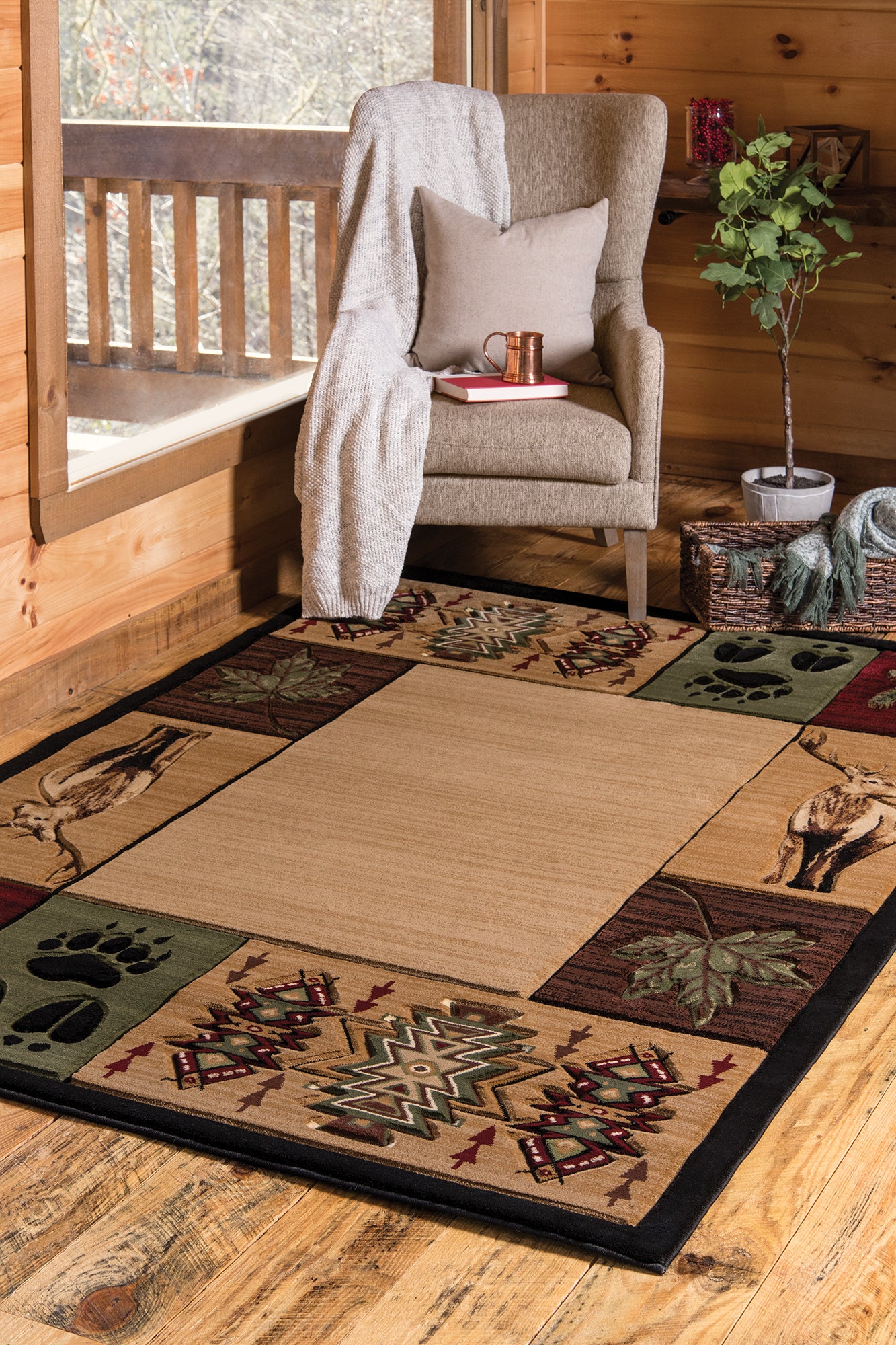 2055-Maddox Synthetic Blend Indoor Area Rug by United Weavers