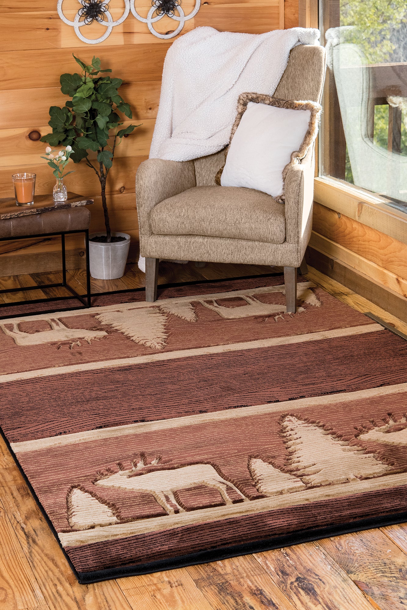 2055-Deering Synthetic Blend Indoor Area Rug by United Weavers