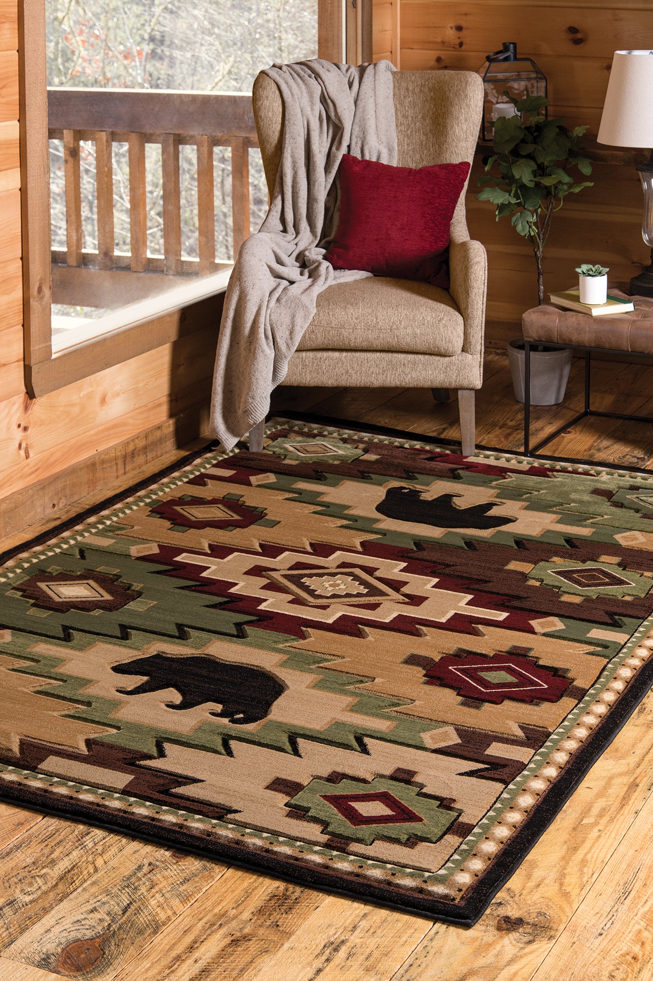 2055-Legacy Synthetic Blend Indoor Area Rug by United Weavers