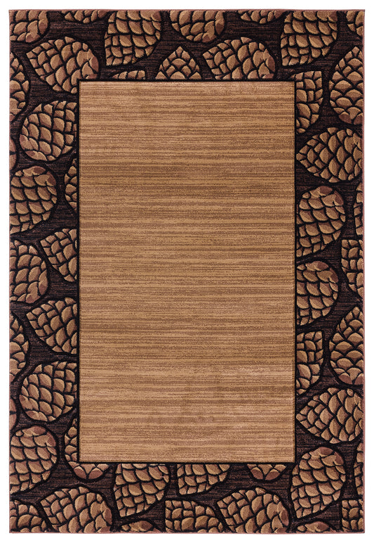 2055-Pine Border Synthetic Blend Indoor Area Rug by United Weavers