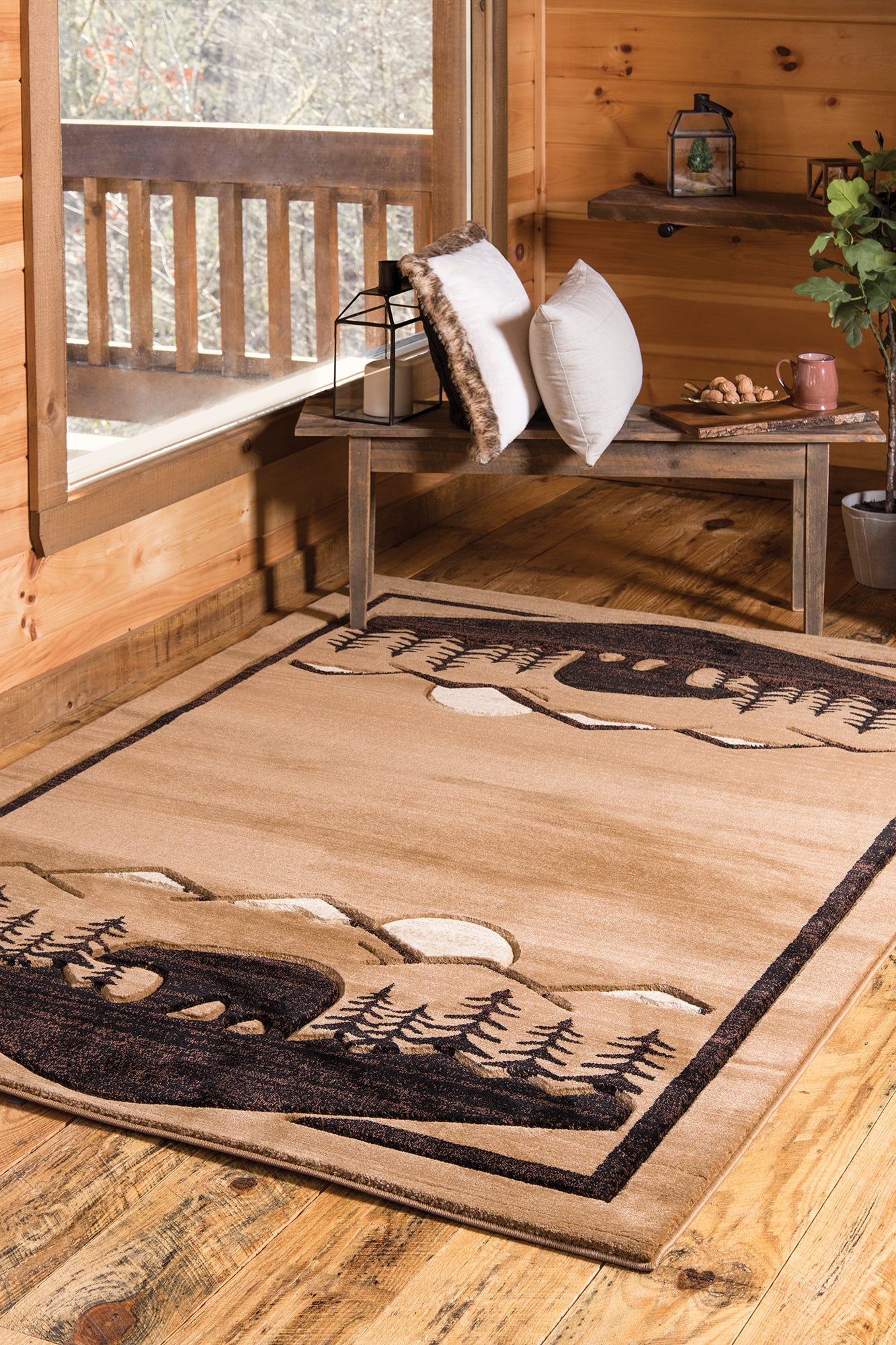 2055-Treetops Synthetic Blend Indoor Area Rug by United Weavers