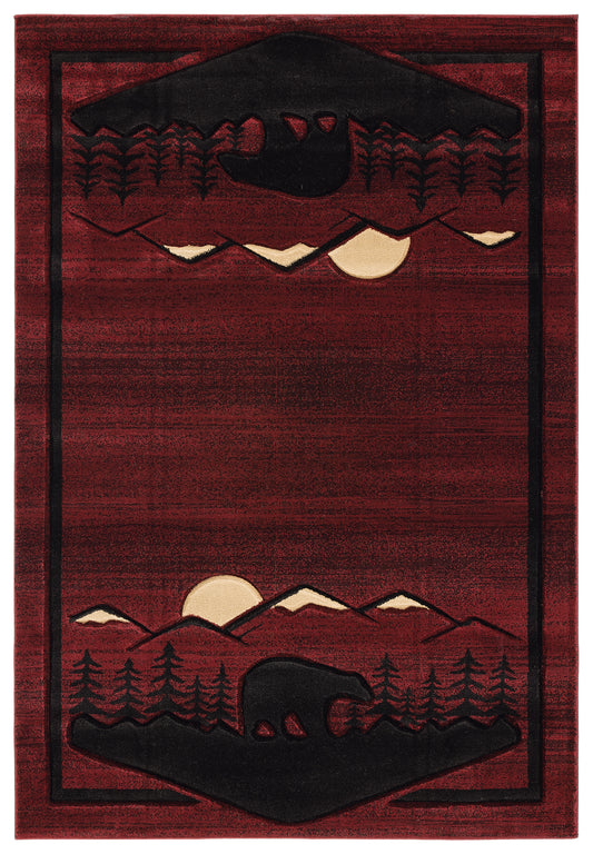 2055-Treetops Synthetic Blend Indoor Area Rug by United Weavers