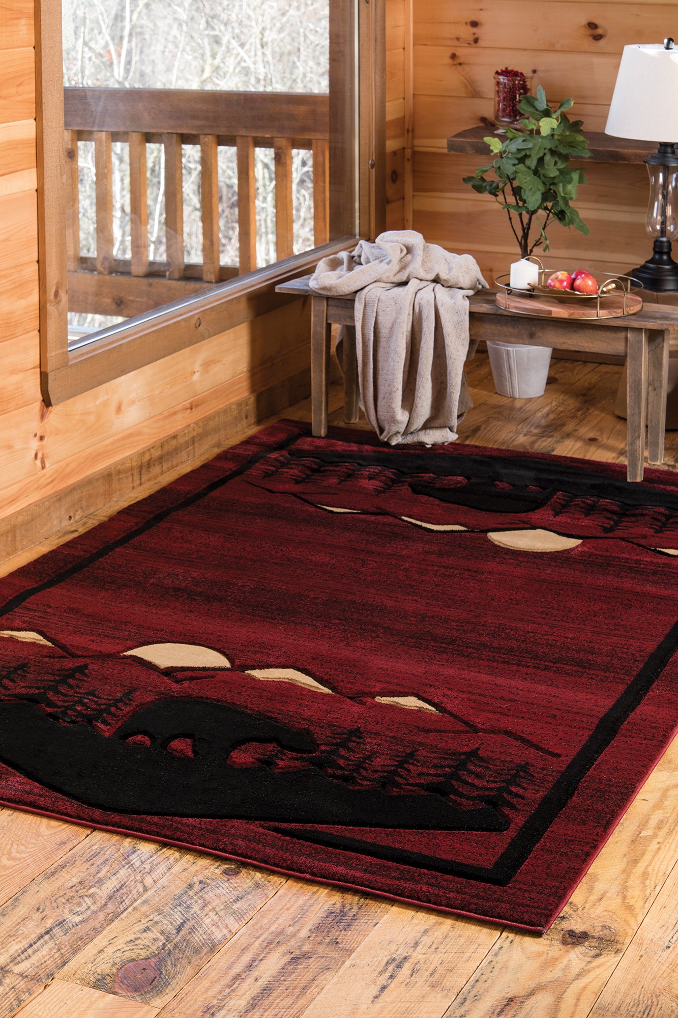 2055-Treetops Synthetic Blend Indoor Area Rug by United Weavers