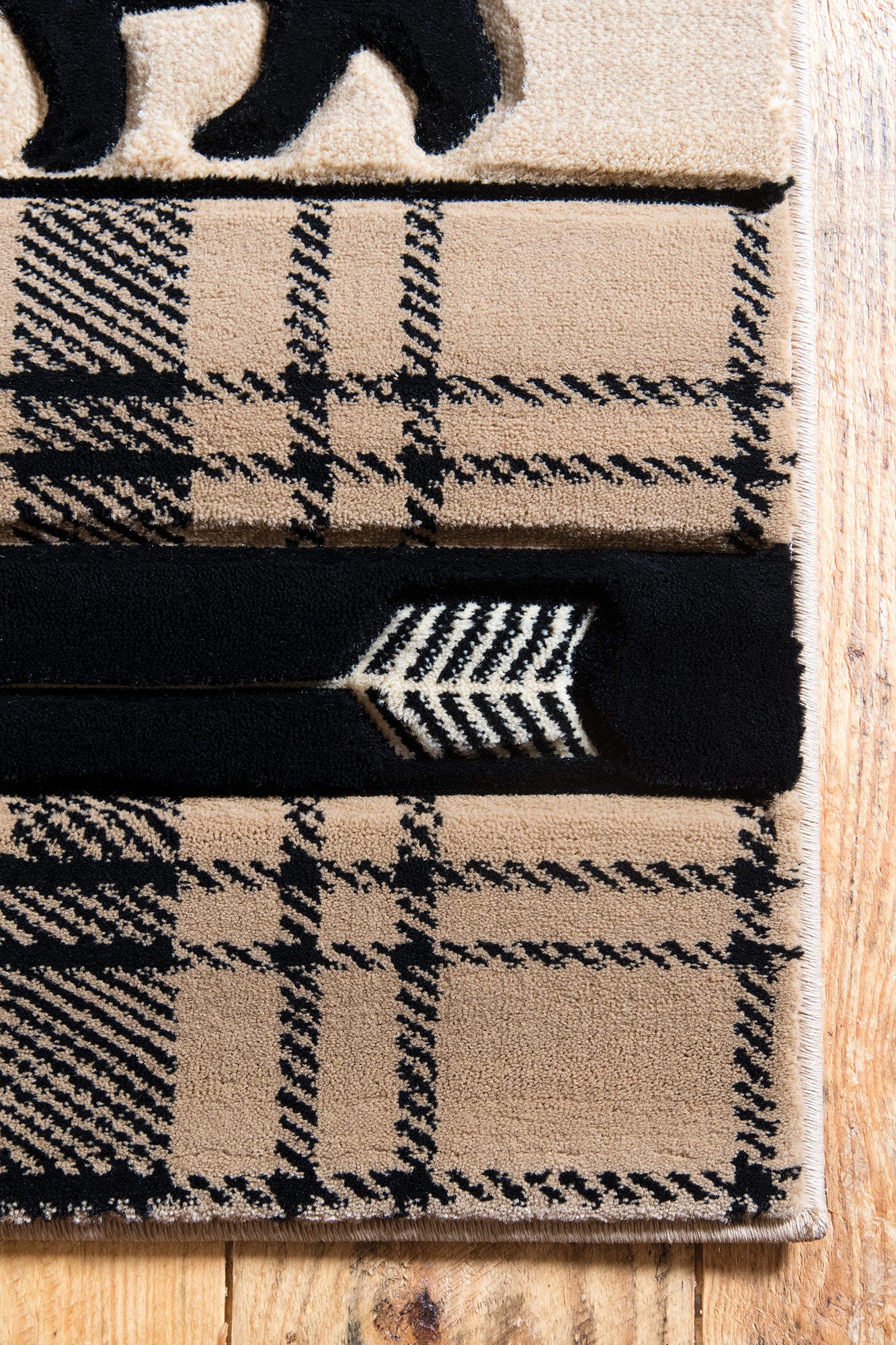 2055-Tartan_Bear Synthetic Blend Indoor Area Rug by United Weavers