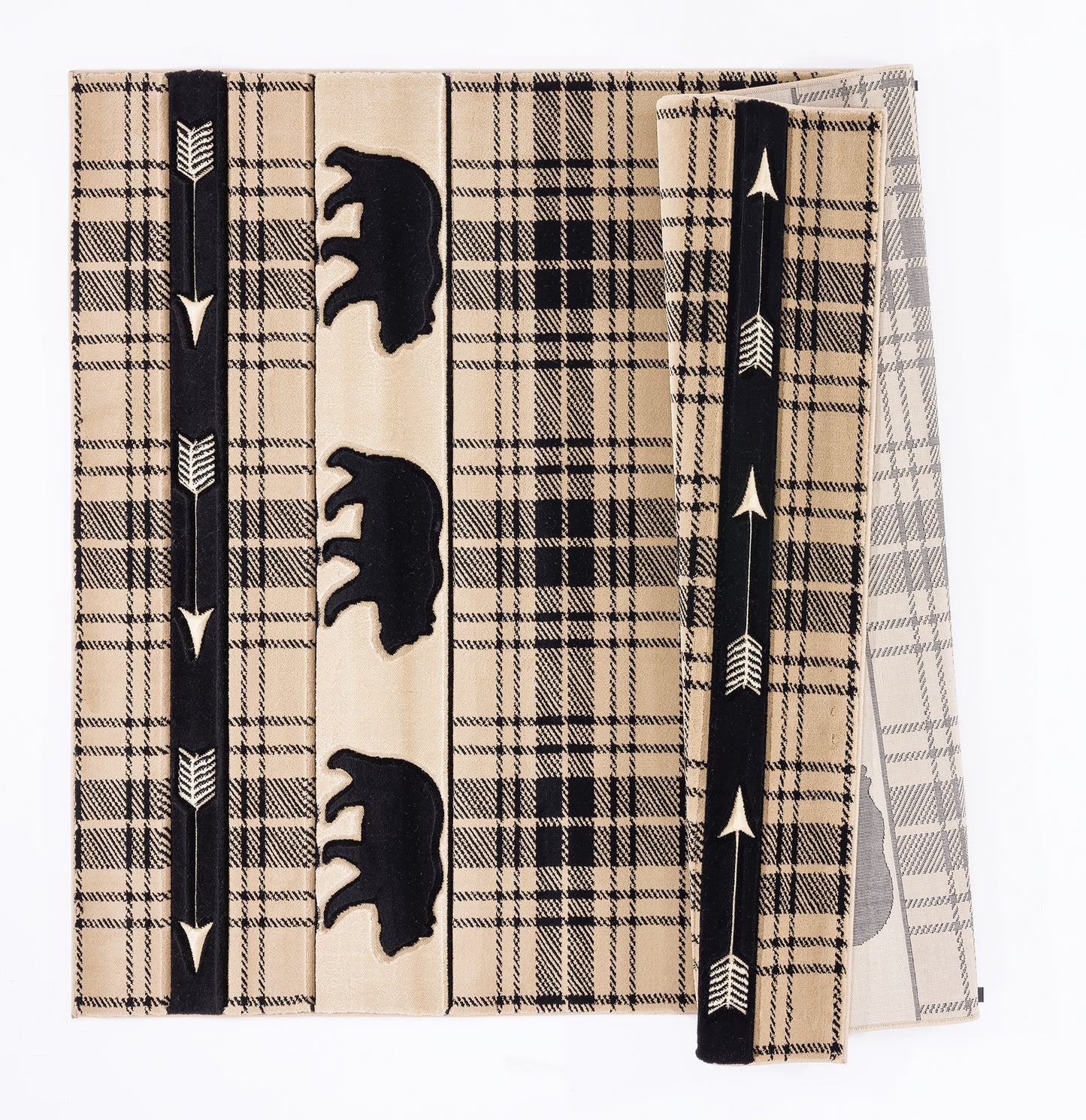 2055-Tartan_Bear Synthetic Blend Indoor Area Rug by United Weavers