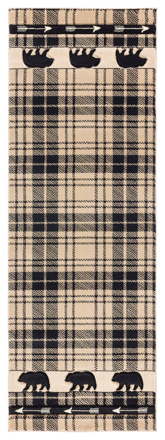 2055-Tartan_Bear Synthetic Blend Indoor Area Rug by United Weavers