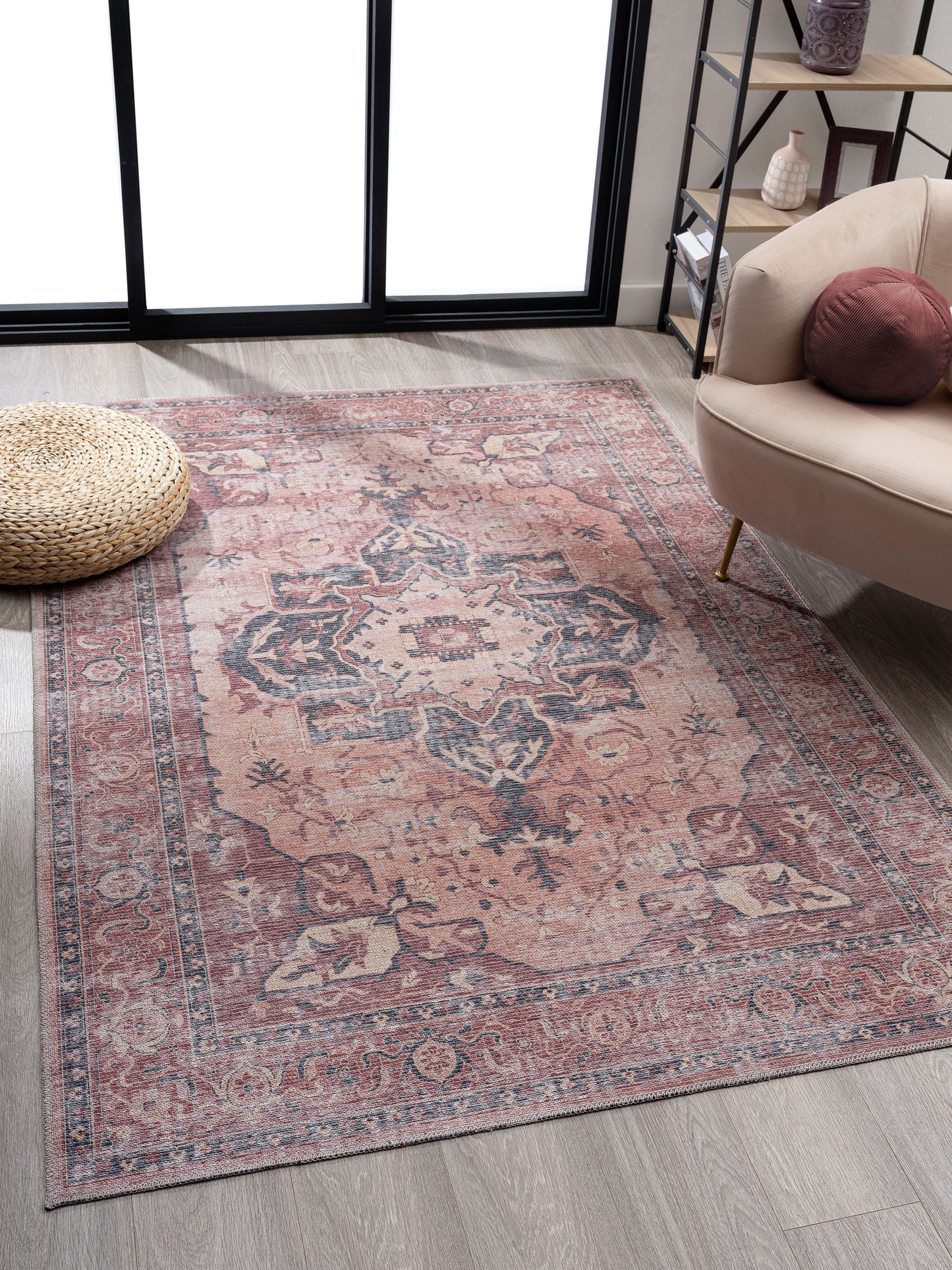 2700-Spiritual Synthetic Blend Indoor Area Rug by United Weavers