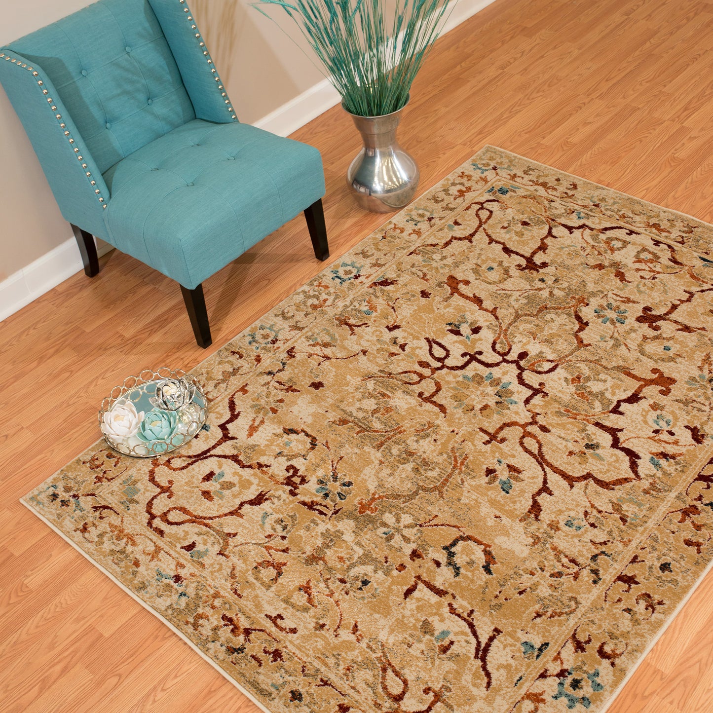 3001-Villa_Bella Synthetic Blend Indoor Area Rug by United Weavers