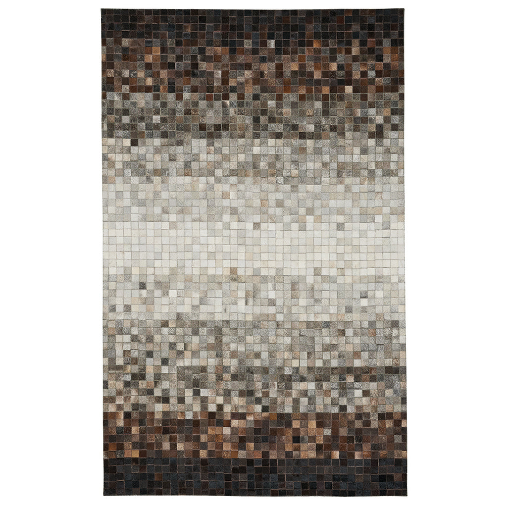 Laramie-Cubes Leather Indoor Area Rug by Capel Rugs | Area Rug