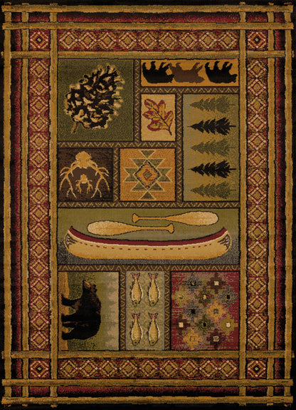 750-Lodge_Canvas Synthetic Blend Indoor Area Rug by United Weavers