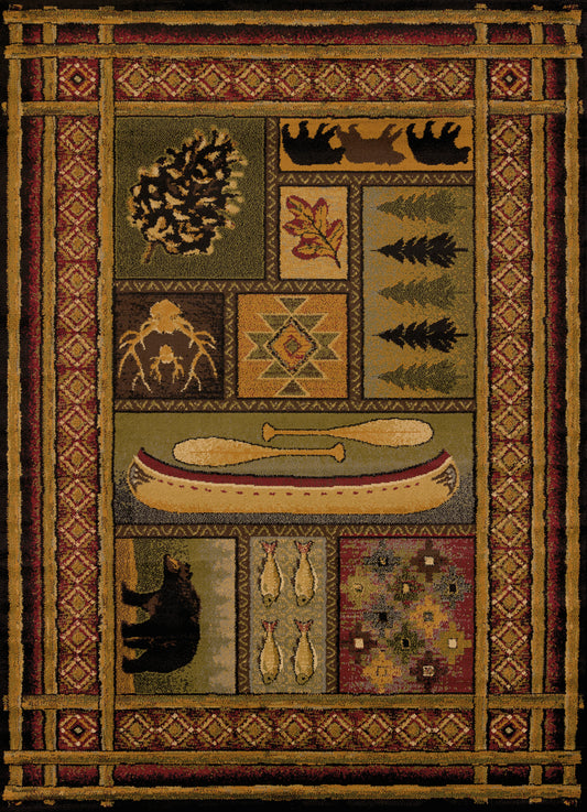 750-Lodge_Canvas Synthetic Blend Indoor Area Rug by United Weavers