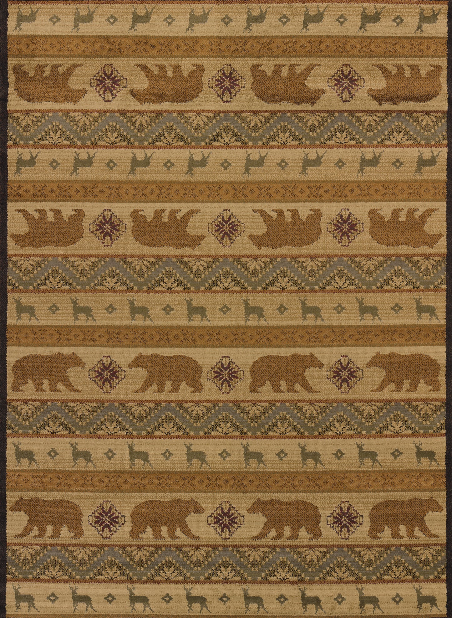 750-Nordic_Bear Synthetic Blend Indoor Area Rug by United Weavers