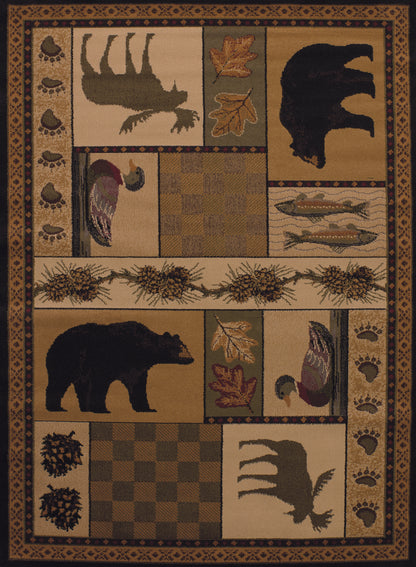 750-Pine_Montage Synthetic Blend Indoor Area Rug by United Weavers
