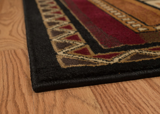750-Canoe_Sunset Synthetic Blend Indoor Area Rug by United Weavers