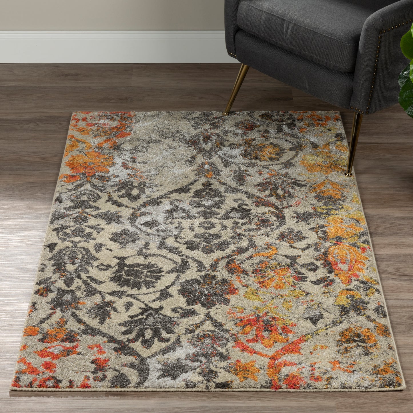 Modern Greys MG22 Woven Synthetic Blend Indoor Area Rug by Dalyn Rugs