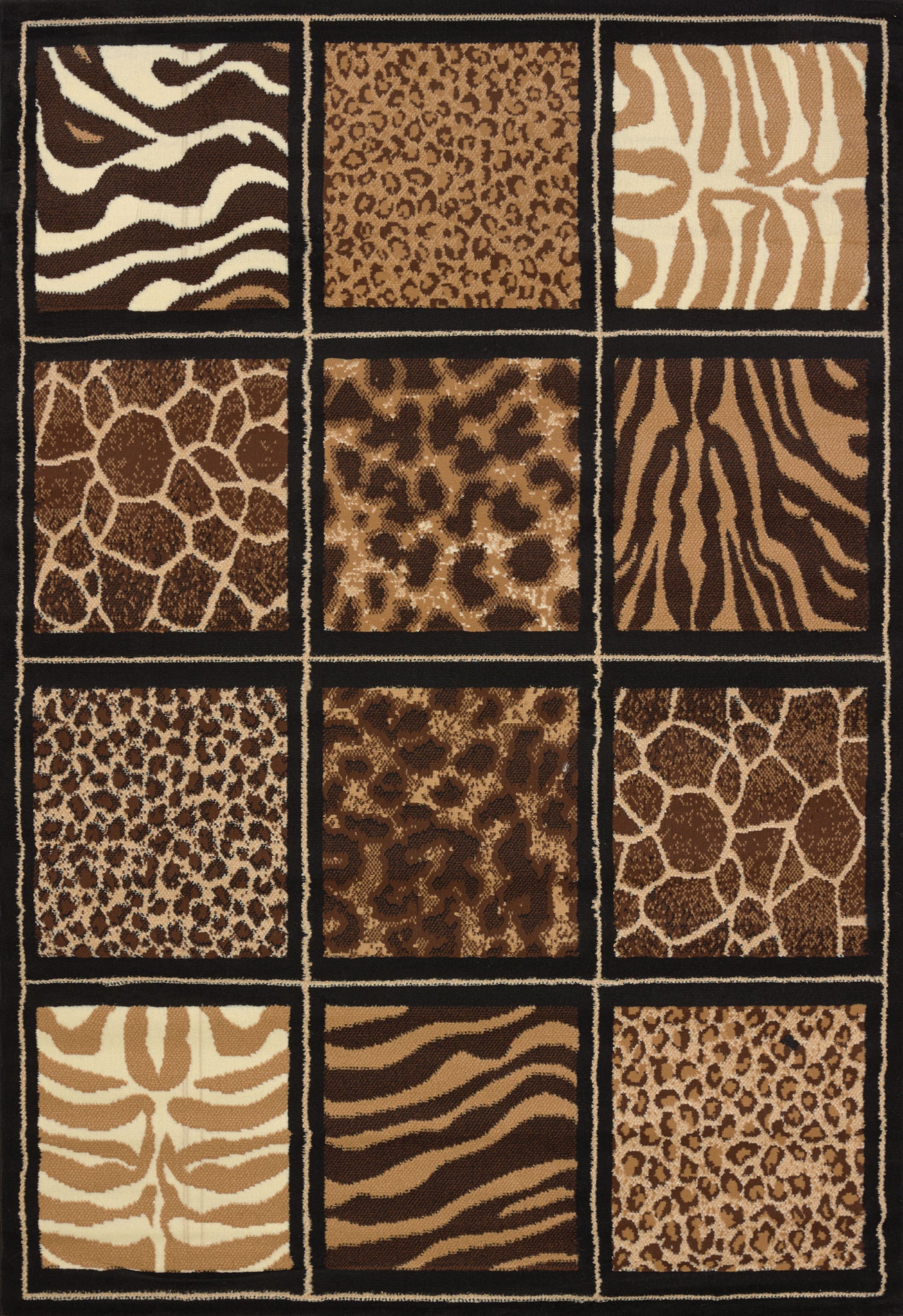 910-Safari Square Synthetic Blend Indoor Area Rug by United Weavers | Area Rug