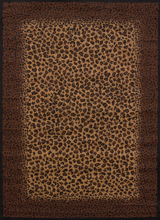 910-Leopard Skin Synthetic Blend Indoor Area Rug by United Weavers