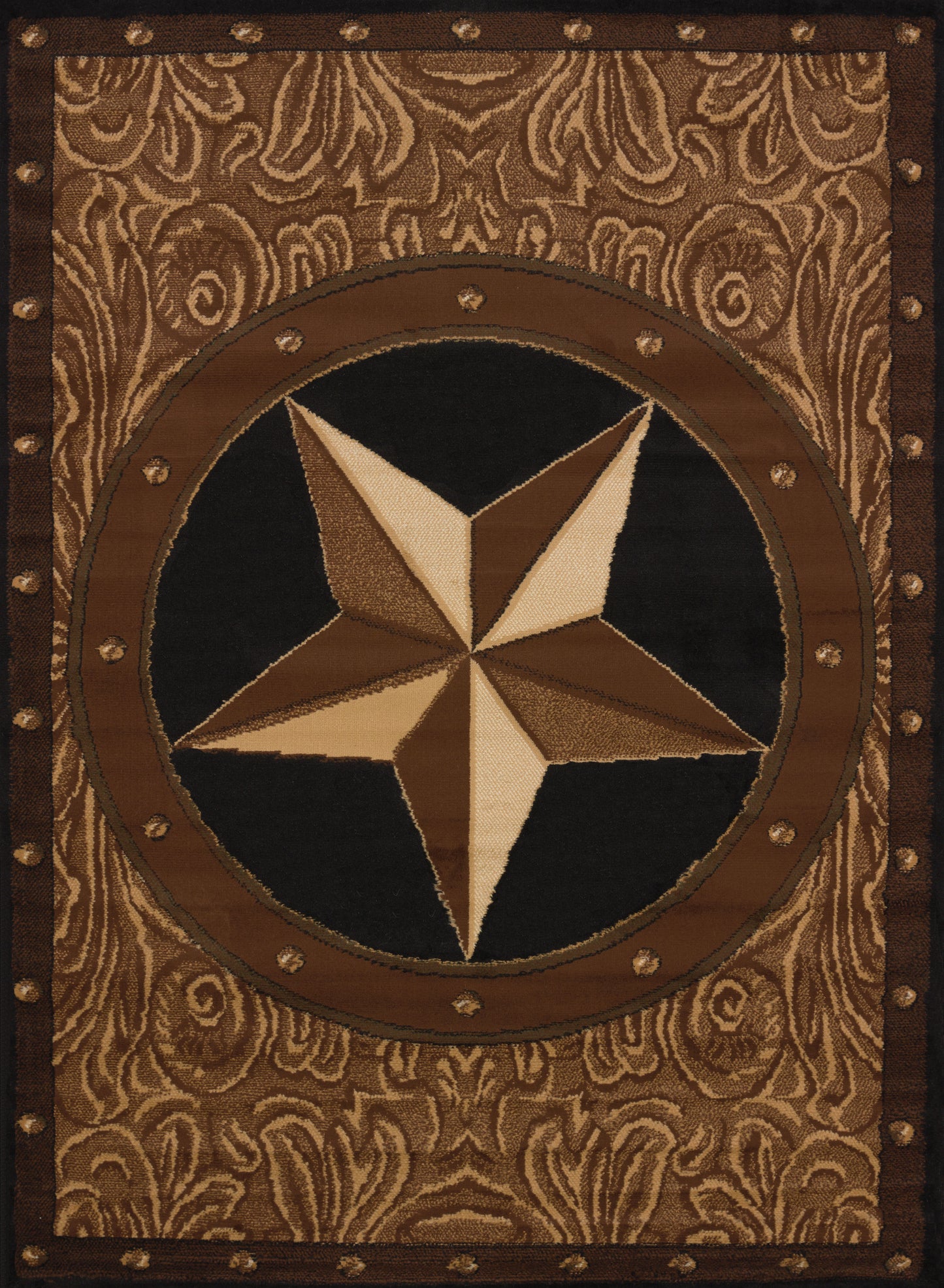 910-Ranch Star Synthetic Blend Indoor Area Rug by United Weavers
