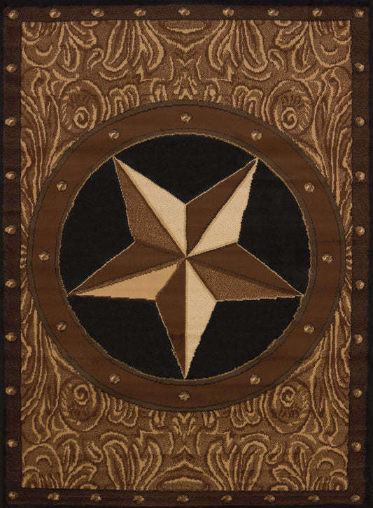 910-Ranch Star Synthetic Blend Indoor Area Rug by United Weavers