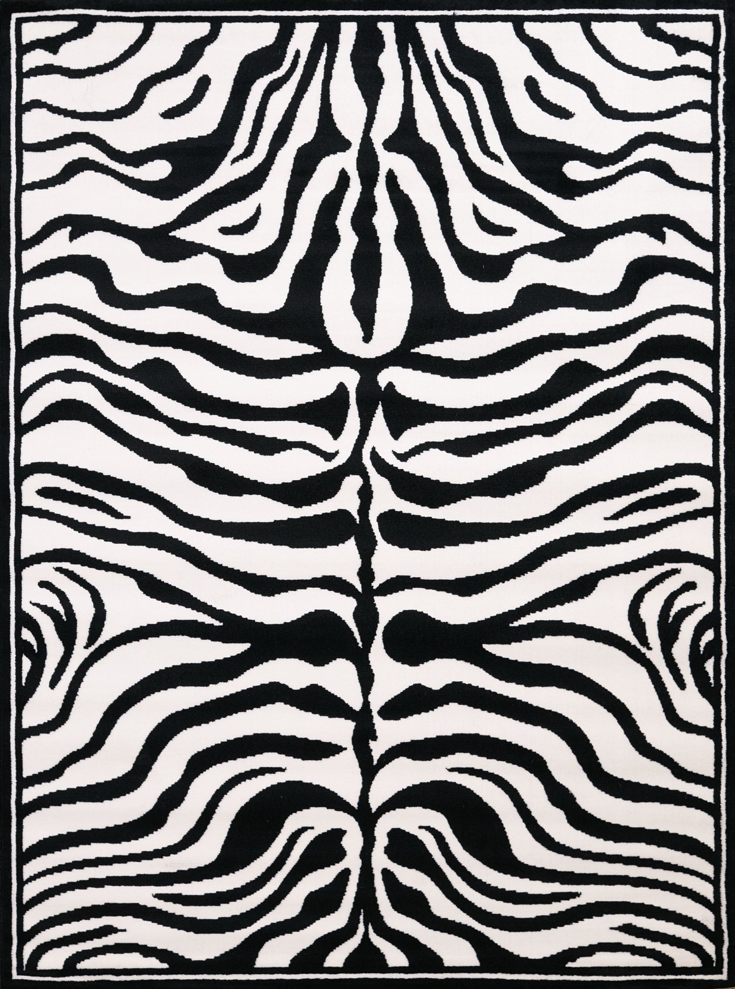 910-Zebra Skin Synthetic Blend Indoor Area Rug by United Weavers
