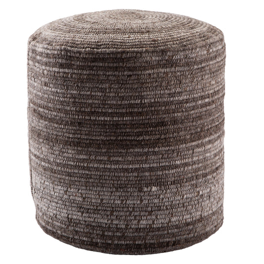Amarillo Duro Handmade Synthetic Blend Indoor Pouf From Jaipur Living