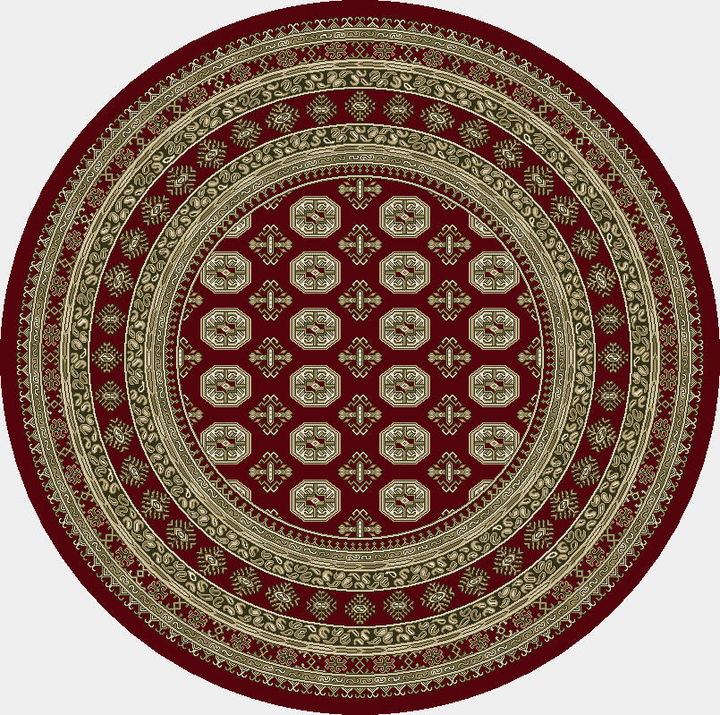 Dynamic Rugs ANCIENT GARDEN 57102 Red/Beige Area Rug