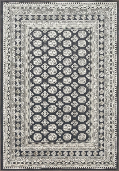 Dynamic Rugs ANCIENT GARDEN 57102 Charcoal/Silver Area Rug