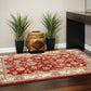 Dynamic Rugs ANCIENT GARDEN 57158 Red/Ivory Area Rug