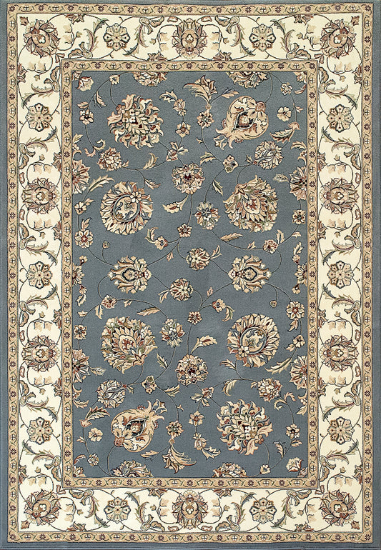 Dynamic Rugs ANCIENT GARDEN 57365 Light Blue/Ivory Area Rug