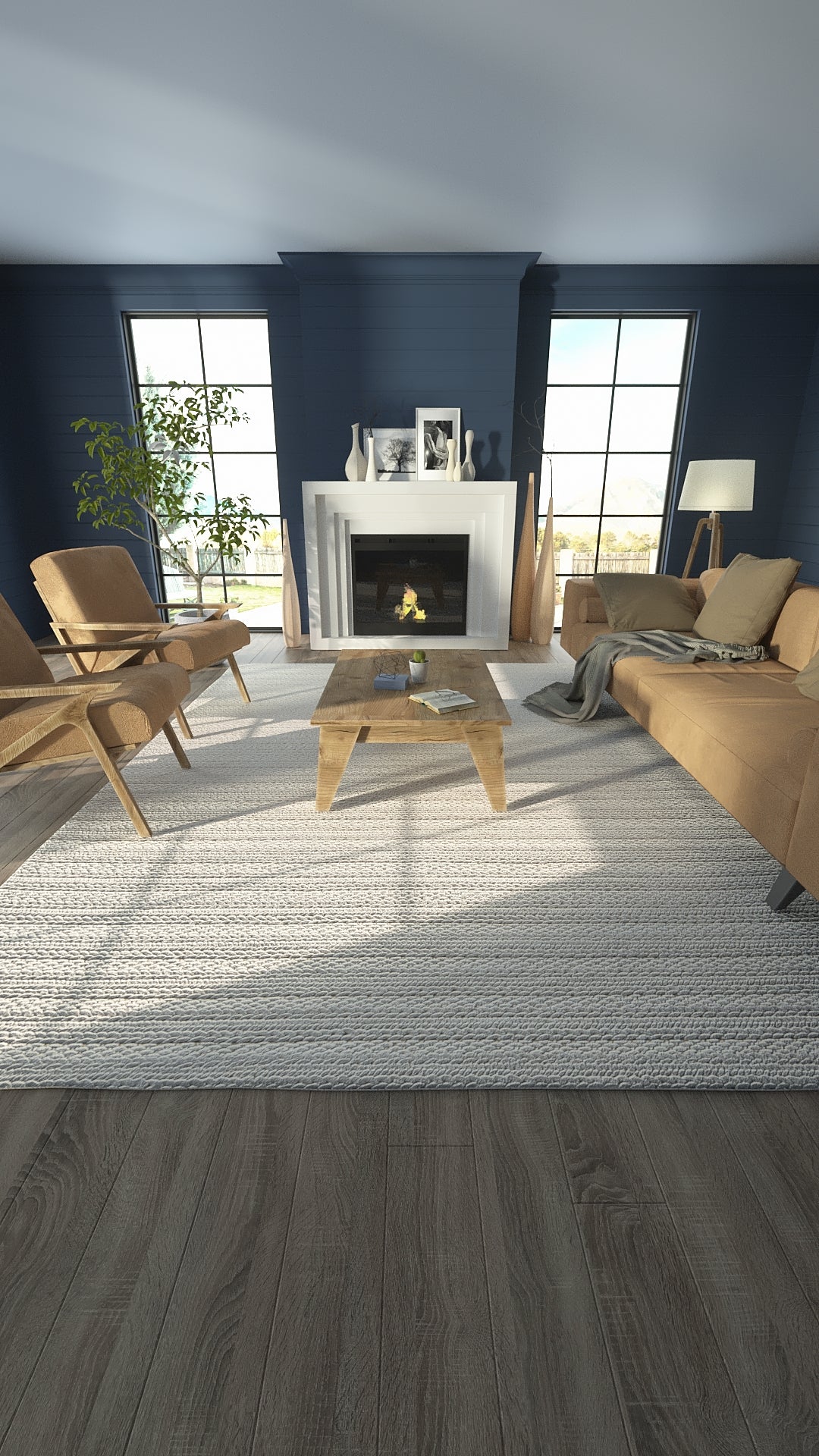Andes Striped Wool Indoor Area Rug by Momeni Rugs