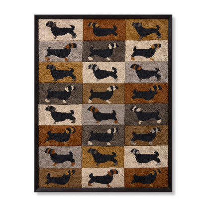 Dackel DACKE Wool Indoor Wall Art from Loloi