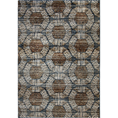 Adagio Textured Penny Synthetic Blend Indoor Area Rug by Orian Rugs