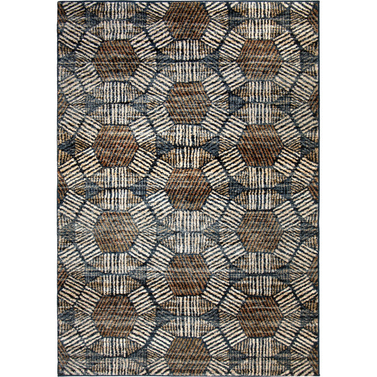 Adagio Textured Penny Synthetic Blend Indoor Area Rug by Orian Rugs