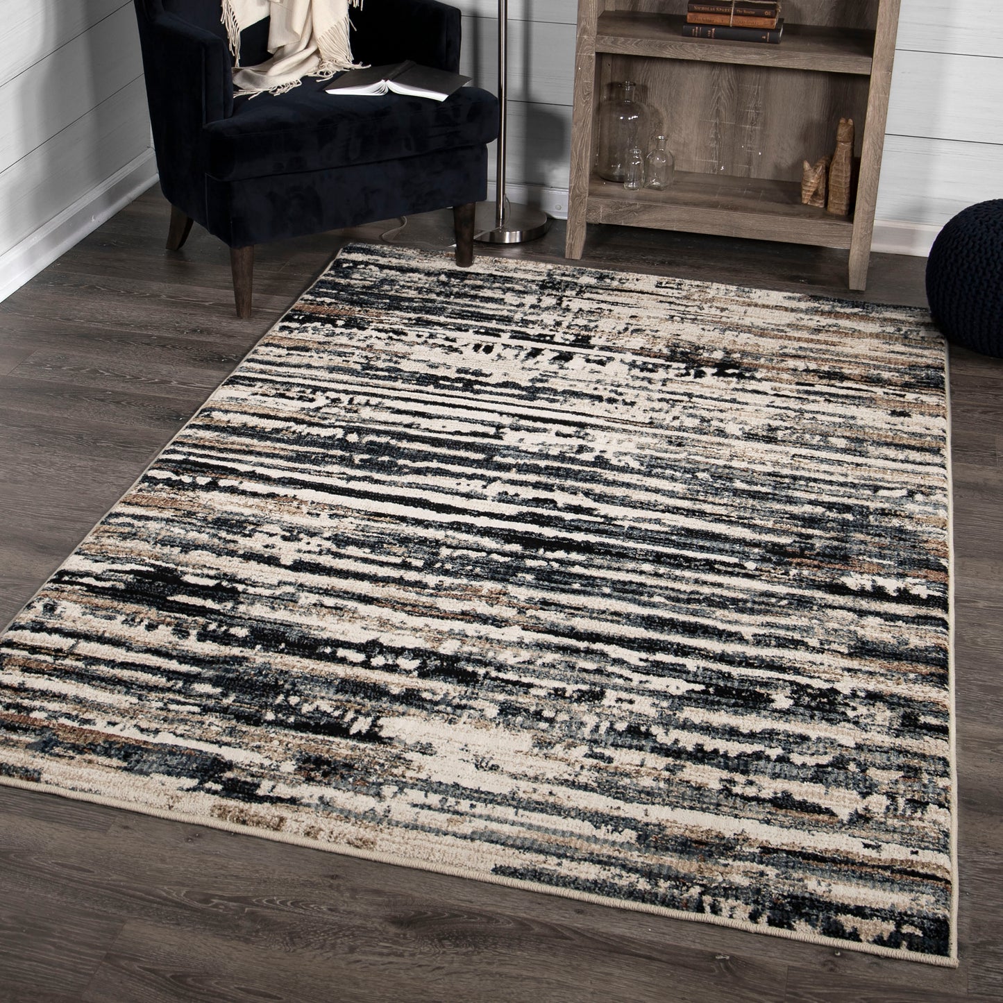 Adagio Tree Tracks Synthetic Blend Indoor Area Rug by Orian Rugs