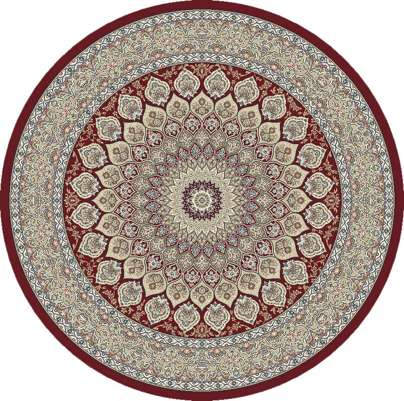 Dynamic Rugs ANCIENT GARDEN 57090 Red Area Rug