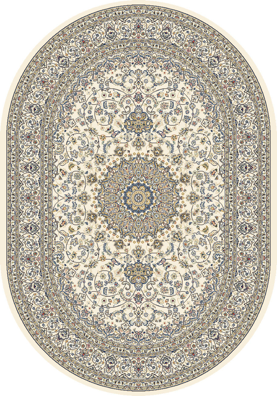 Dynamic Rugs ANCIENT GARDEN 57119 Ivory Area Rug