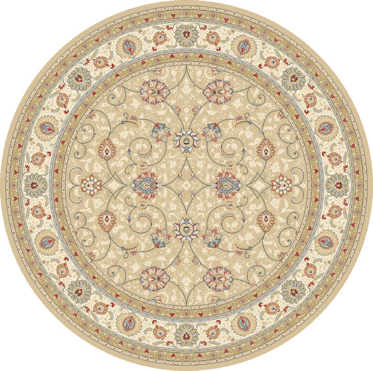 Dynamic Rugs ANCIENT GARDEN 57120 Light Gold/Ivory Area Rug