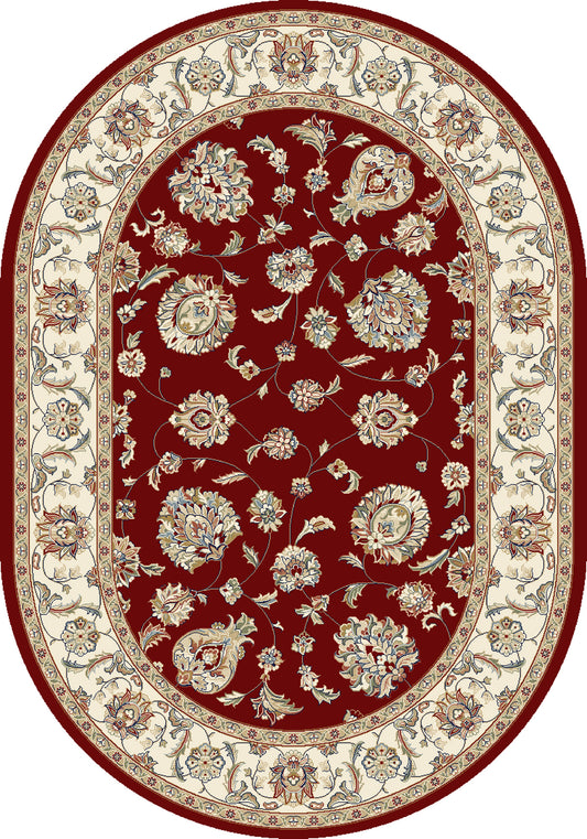 Dynamic Rugs ANCIENT GARDEN 57365 Red/Ivory Area Rug