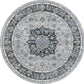Dynamic Rugs ANCIENT GARDEN 57559 Silver/Blue Area Rug