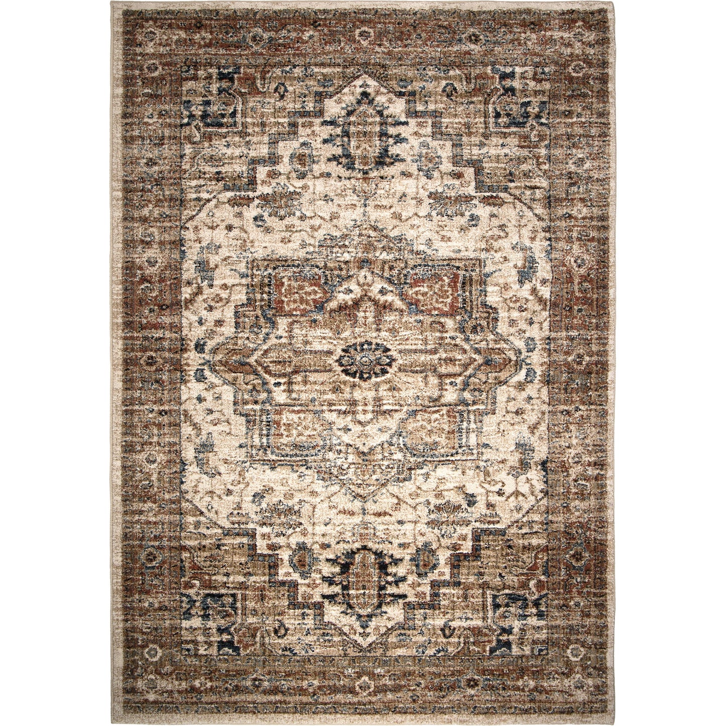 Aria Heriz Medallion Synthetic Blend Indoor Area Rug by Orian Rugs