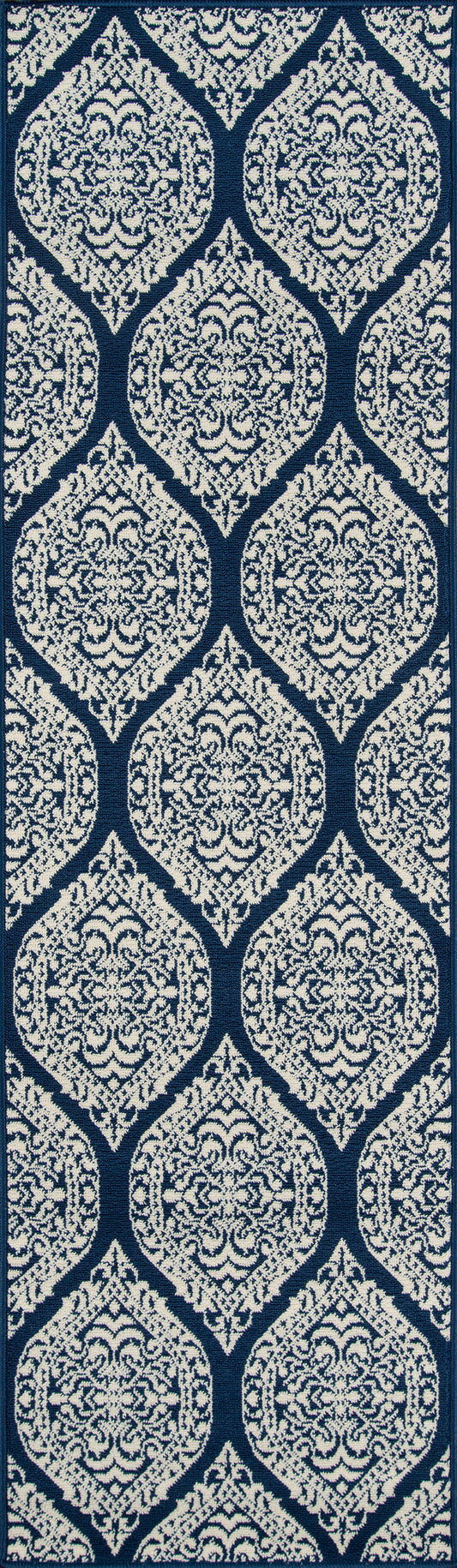Baja Damask Synthetic Blend Indoor/Outdoor Area Rug by Momeni Rugs