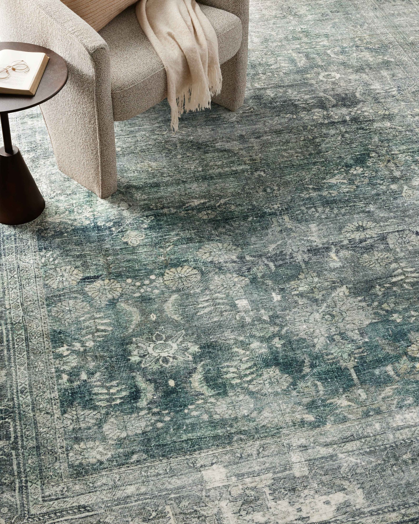 Banks BAN Synthetic Blend Indoor Area Rug from Magnolia Home by Joanna Gaines x Loloi