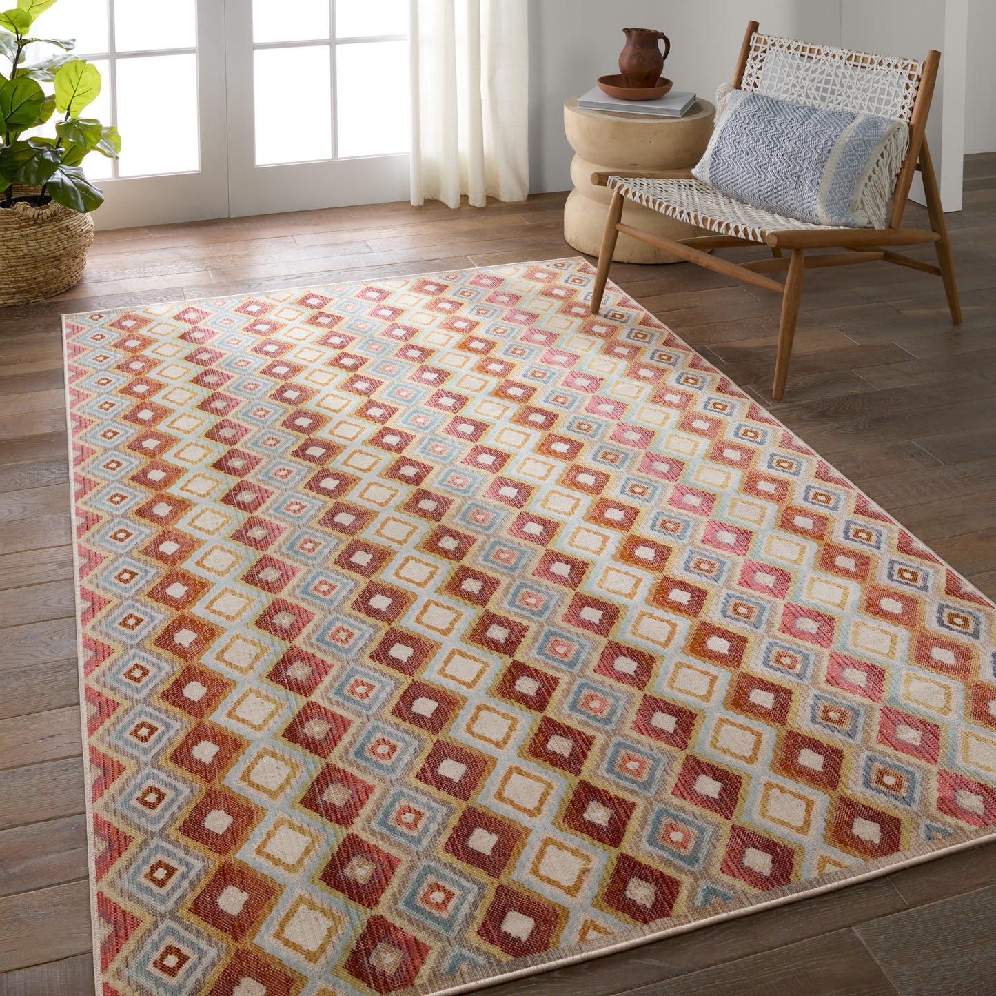 Bequest Manor Machine Made Synthetic Blend Outdoor Area Rug From Vibe by Jaipur Living