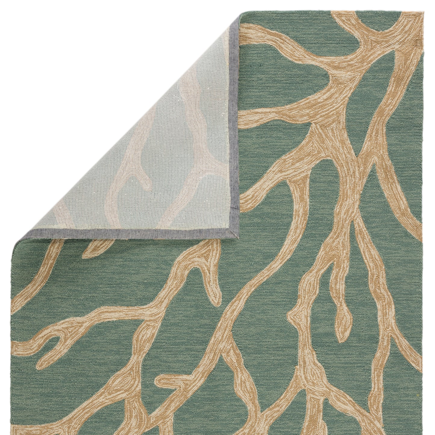 Coastal Lagoon Coral Handmade Synthetic Blend Outdoor Area Rug From Jaipur Living