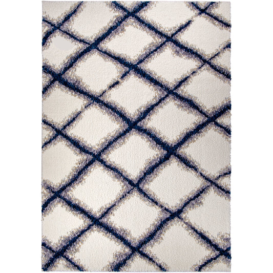 Cotton Tail Line Trellis Synthetic Blend Indoor Area Rug by Orian Rugs