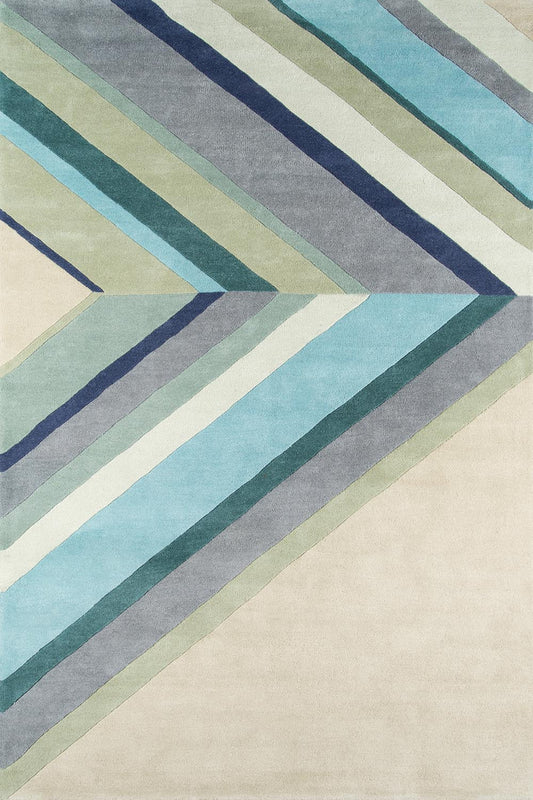 Delmar Striped Wool Indoor Area Rug by Momeni Rugs