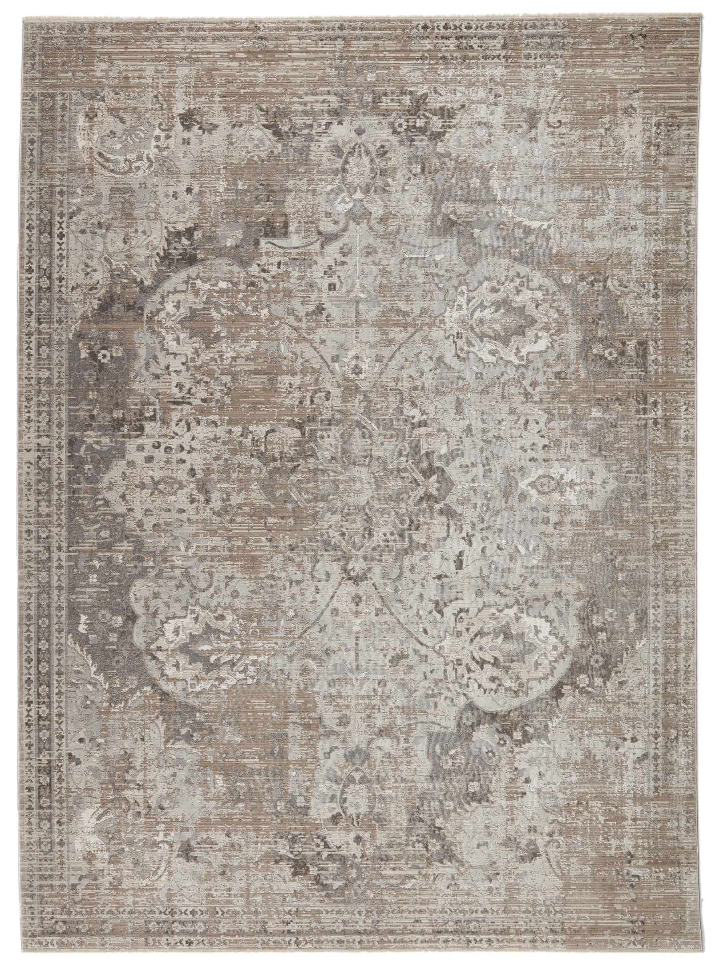 En Blanc Ginevra Machine Made Synthetic Blend Indoor Area Rug From Vibe by Jaipur Living