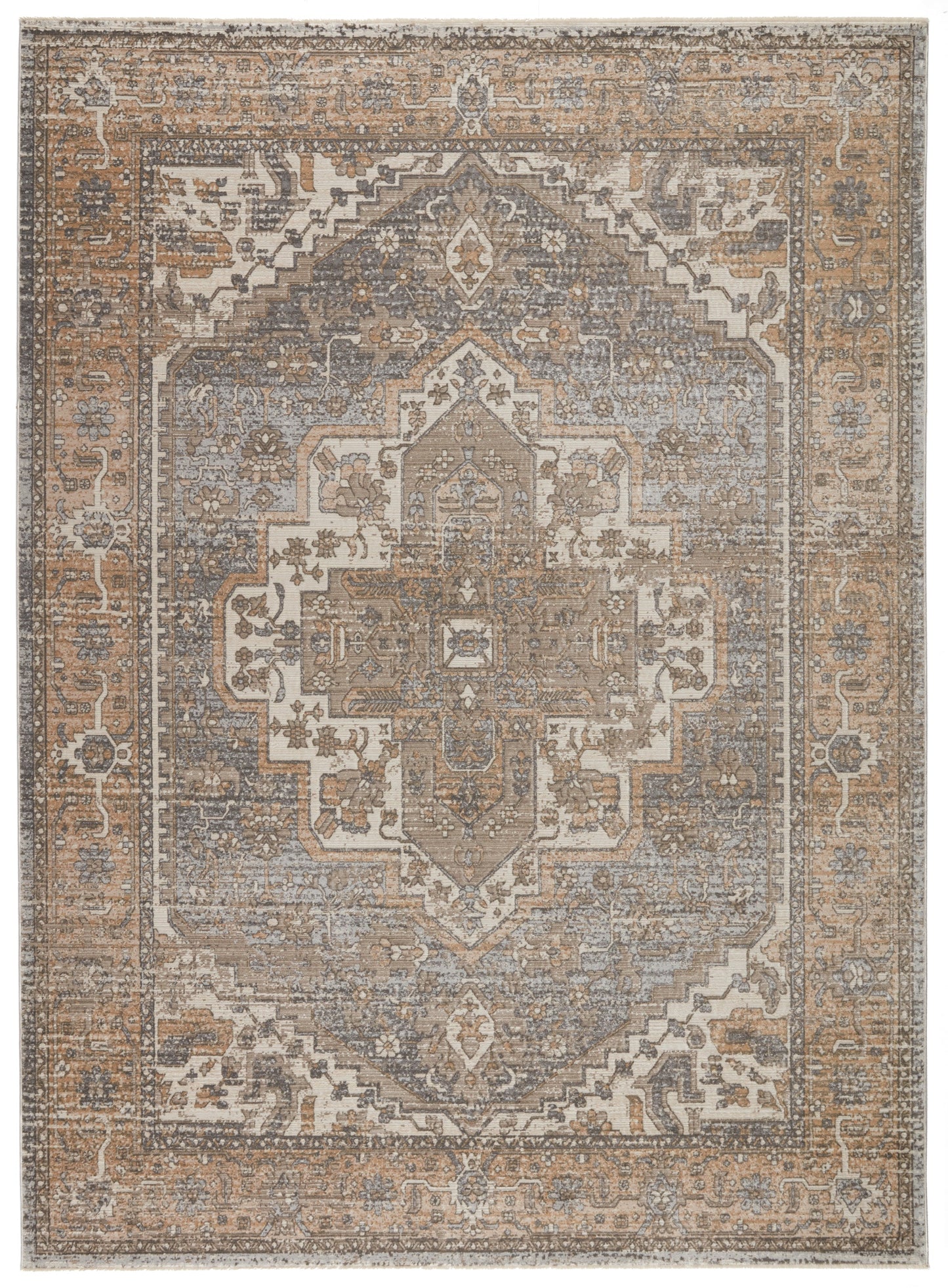 En Blanc Venn Machine Made Synthetic Blend Indoor Area Rug From Vibe by Jaipur Living